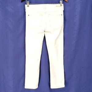 Pilcro and the Letterpress White Ankle Jeans Size 26